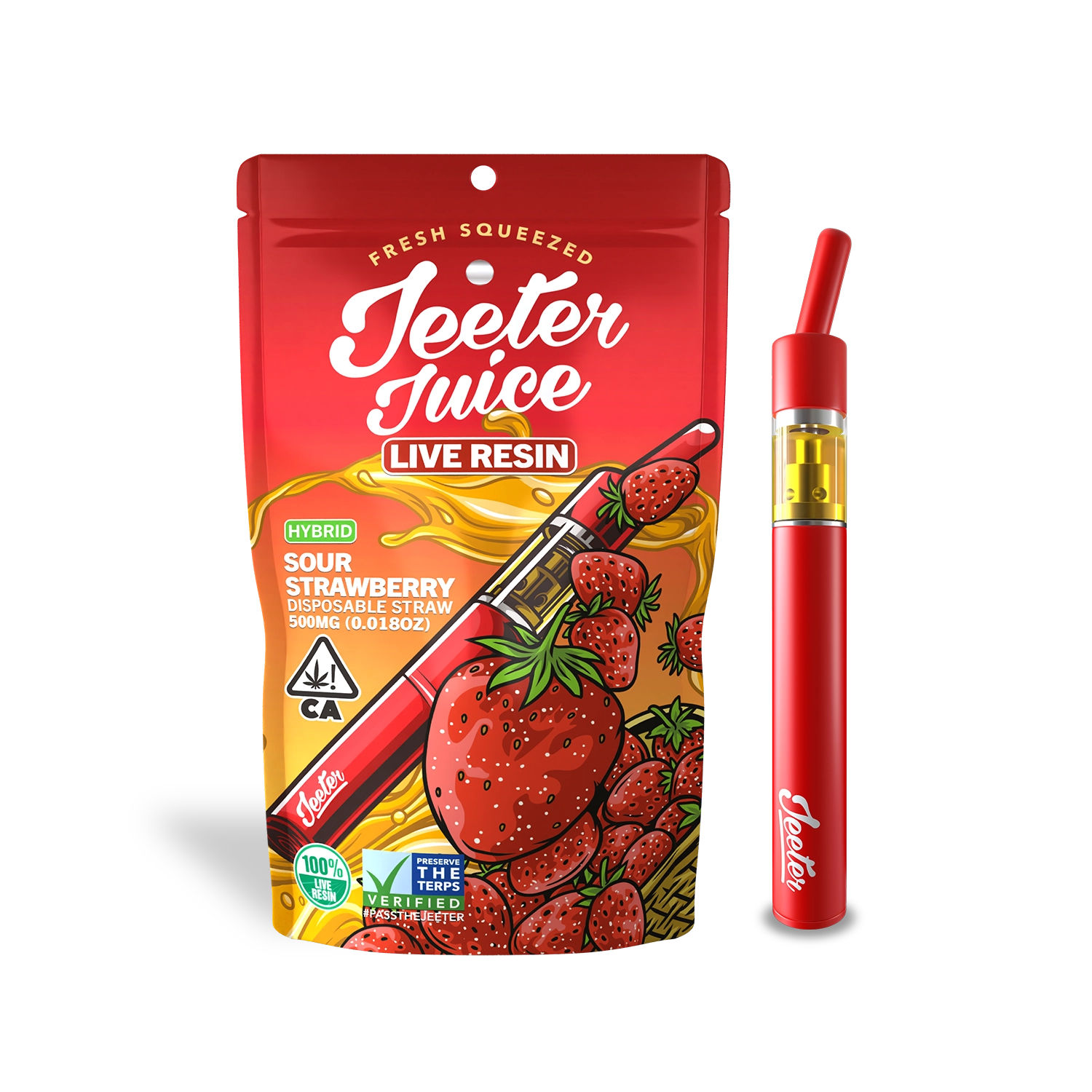 Sour Strawberry Buy Jeeter Sour Strawberry